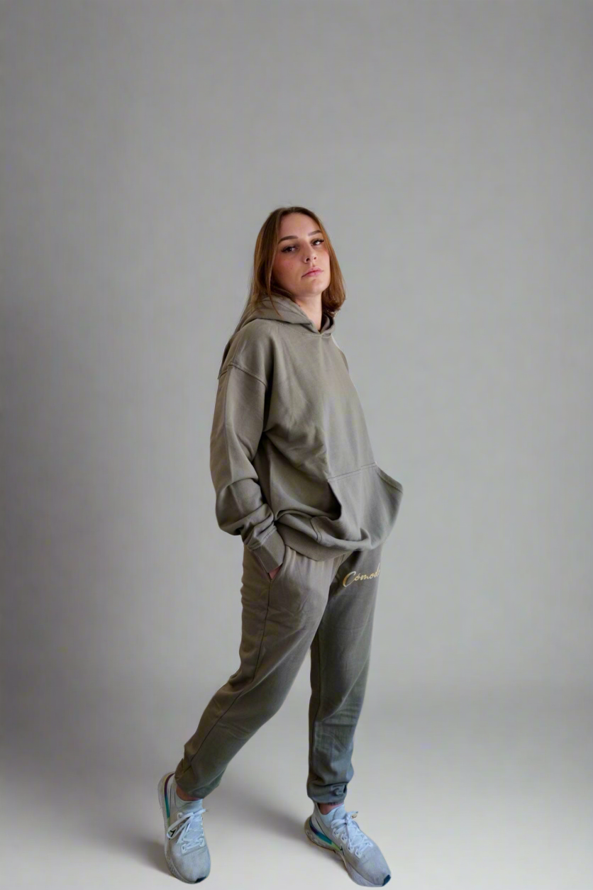 Essential Hoodie V2 - Grey Coffee