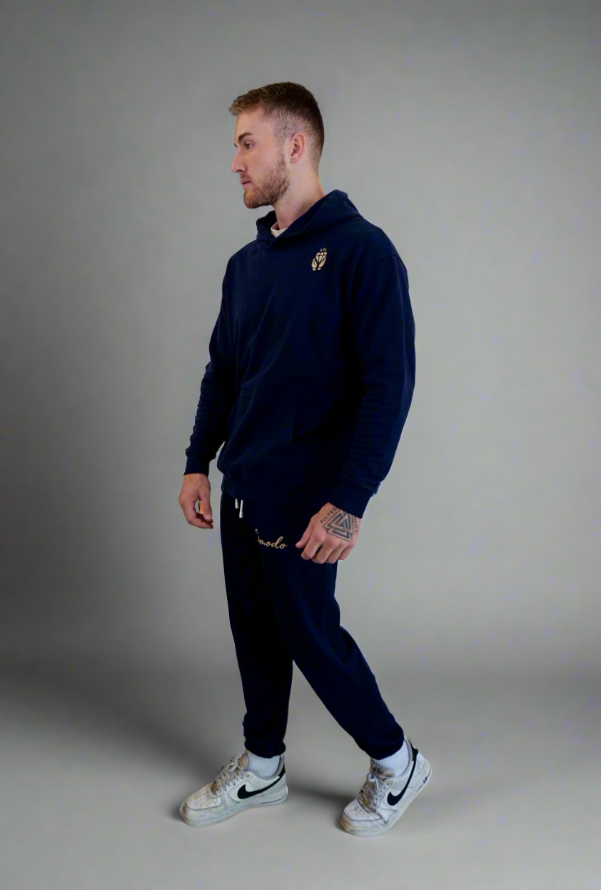 Essential Hoodie V2 - Navy Blue