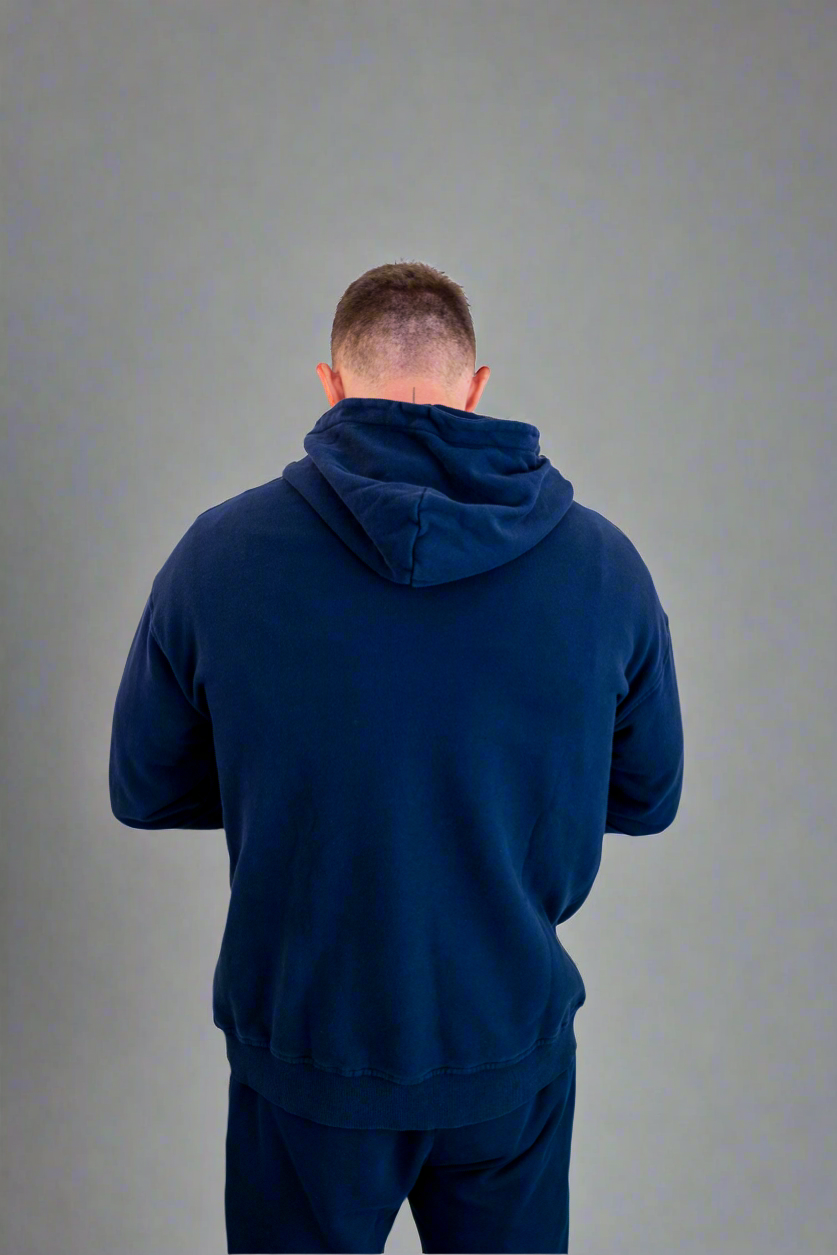 Essential Hoodie V2 - Navy Blue