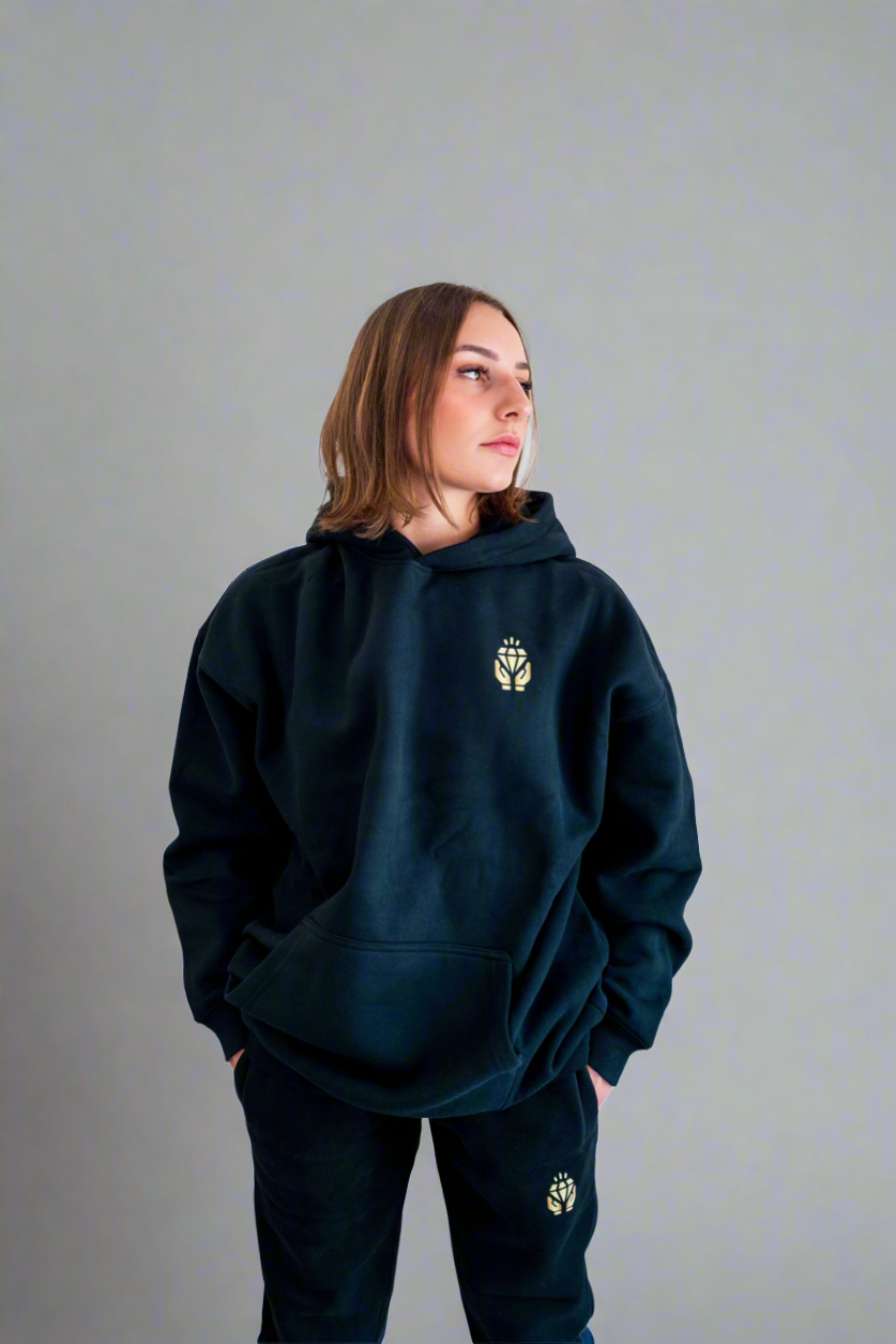Oversize Premium Hoodie - Black