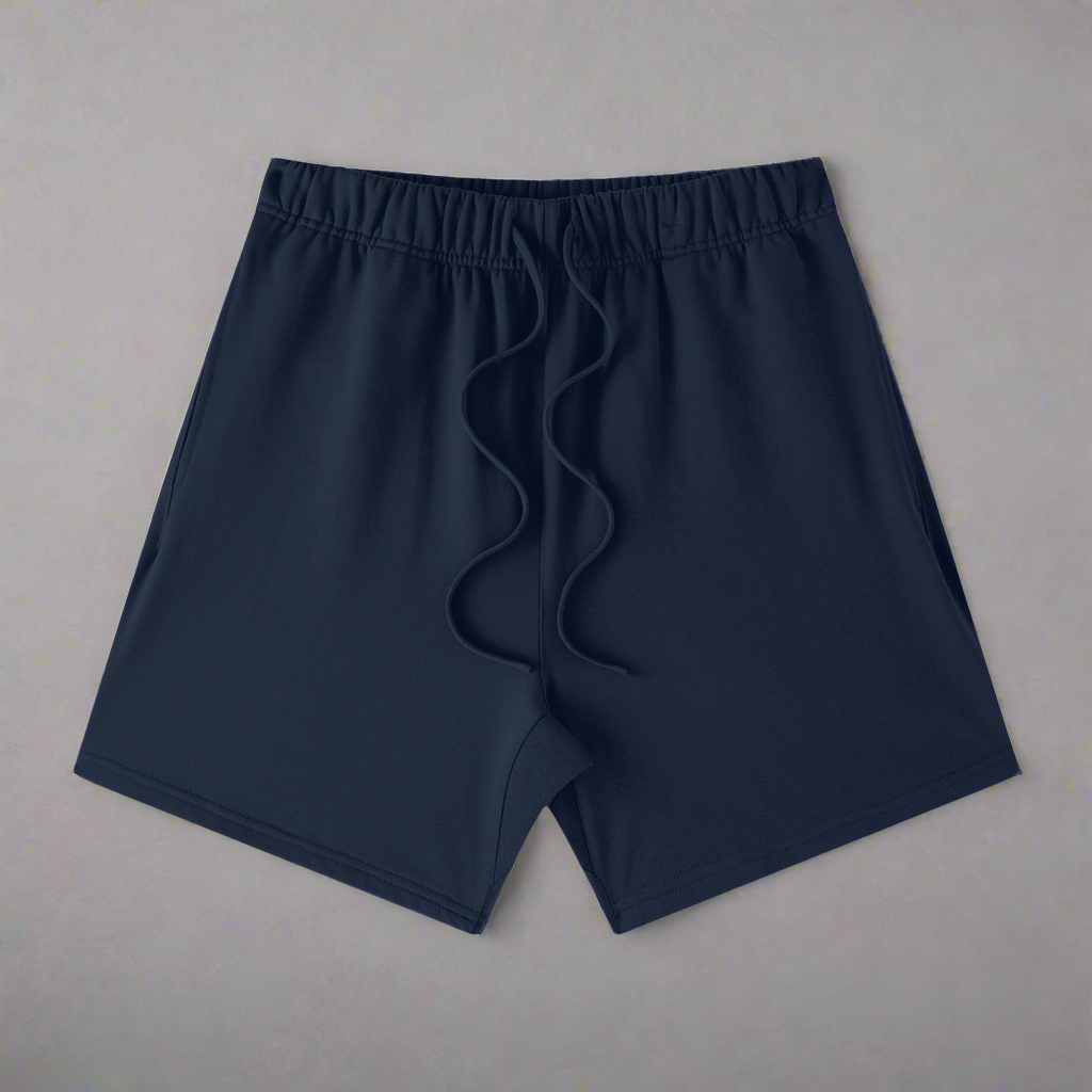 Premium Track Shorts - Navy Blue