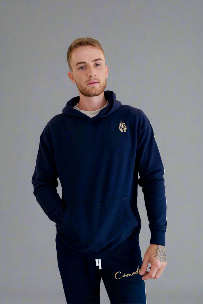 Essential Hoodie V2 - Navy Blue