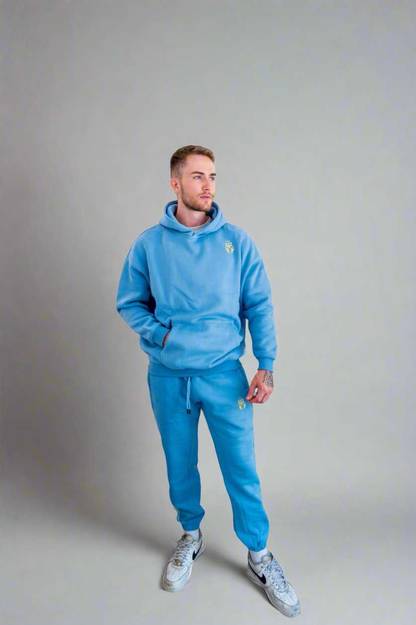 Premium Joggers - Medium Blue