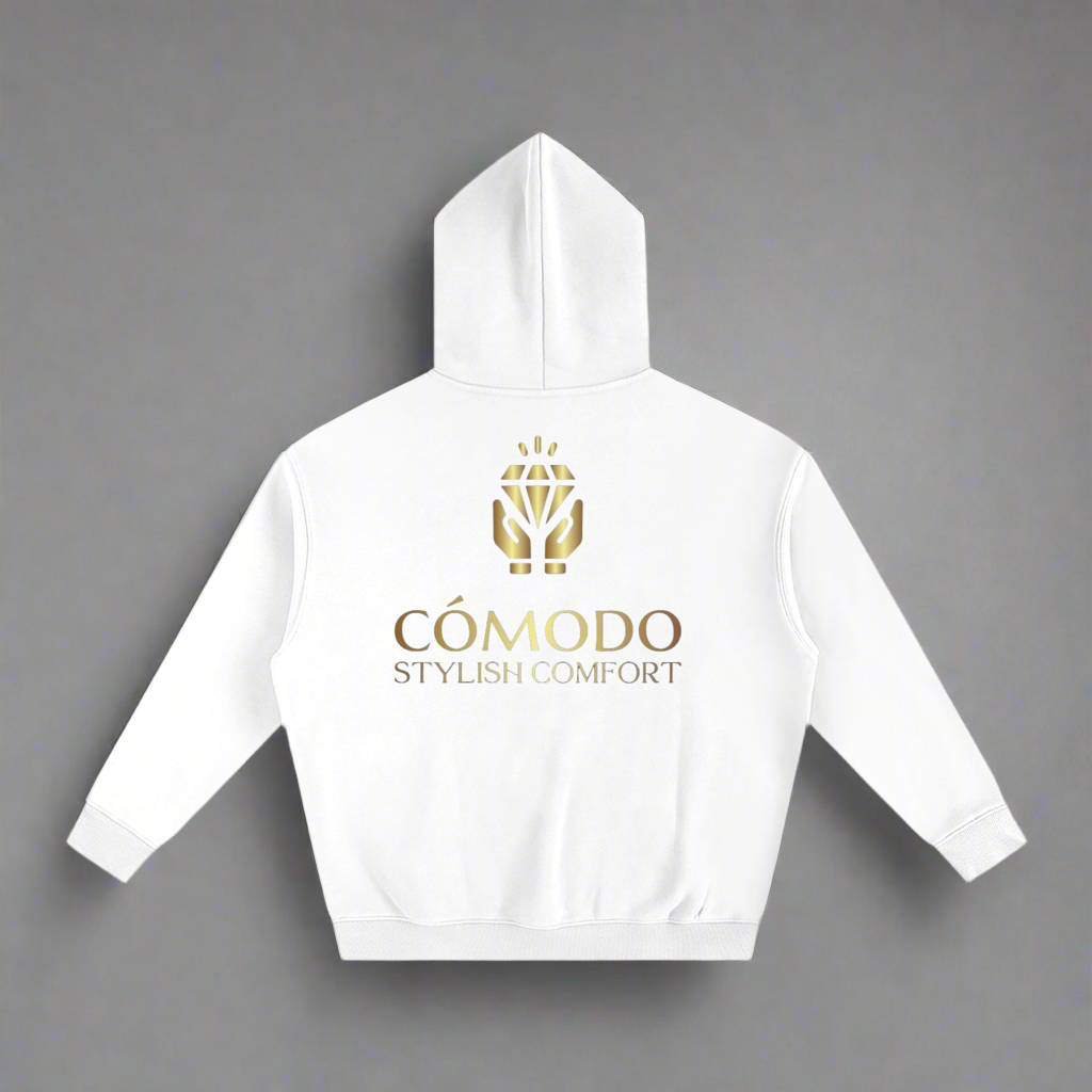 Oversize Premium Hoodie - White