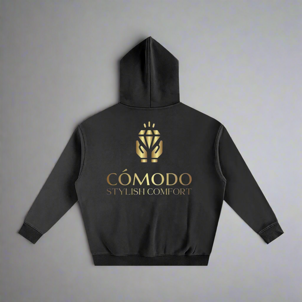 Oversize Premium Hoodie - Black