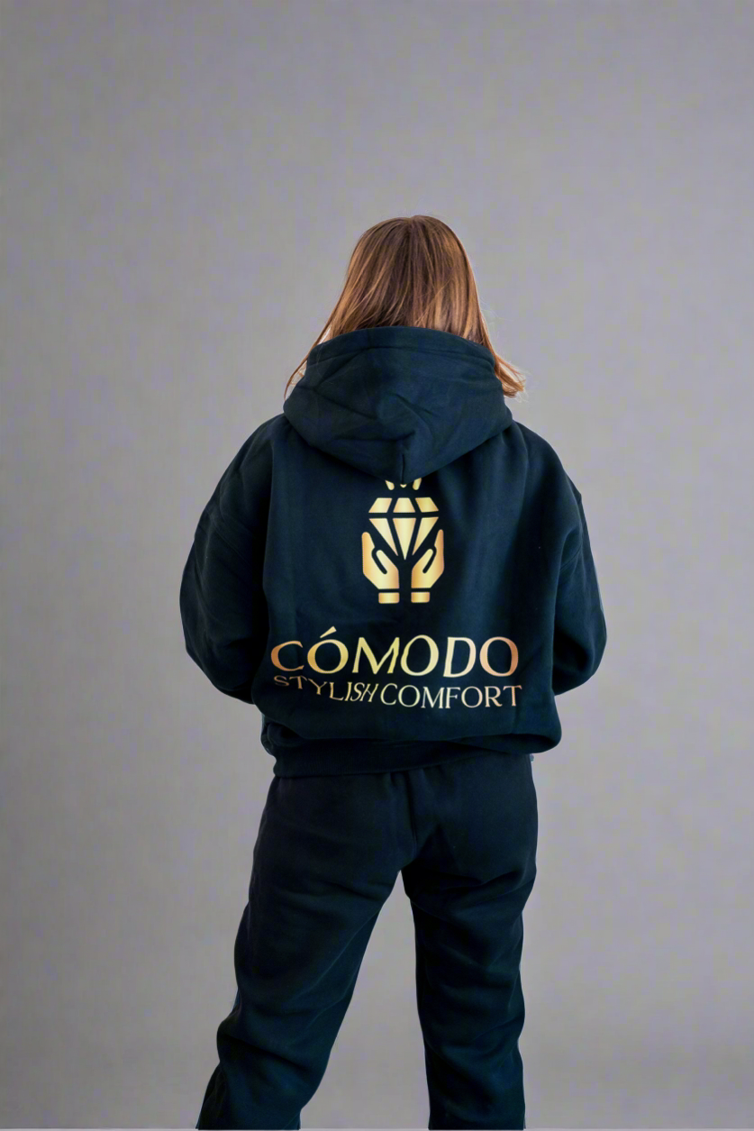 Oversize Premium Hoodie - Black