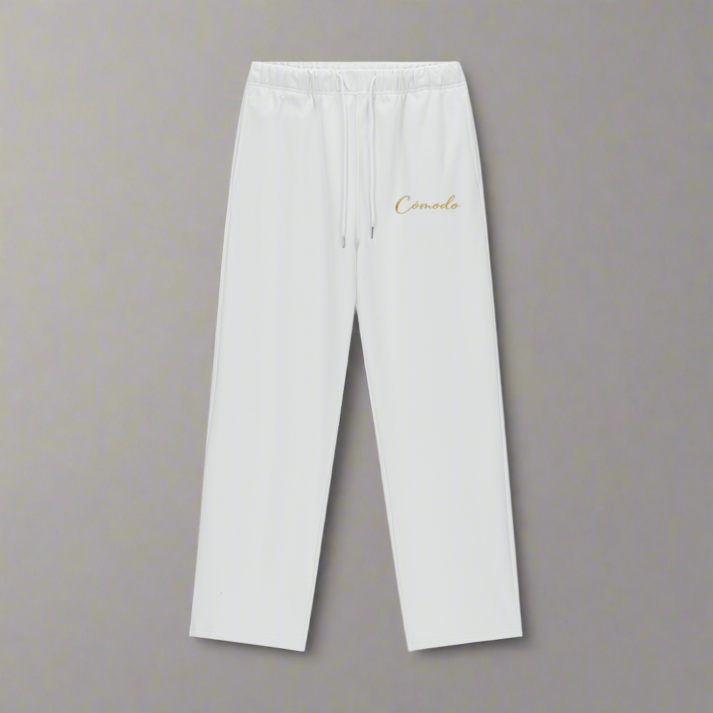 Comfort+ Loose Trackpants - Lucent White
