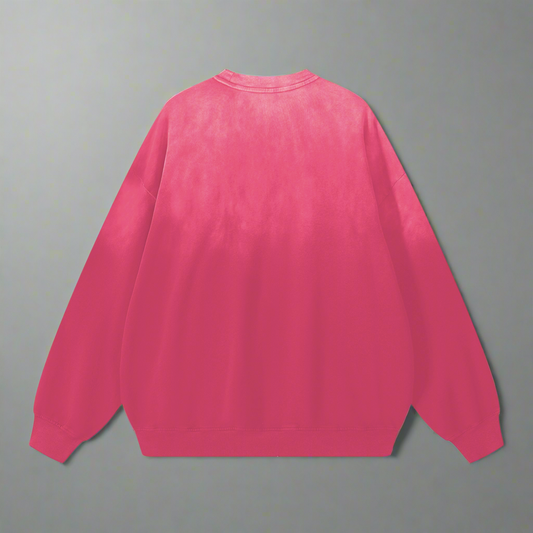Effortless Washed Sweatshirt - Pink