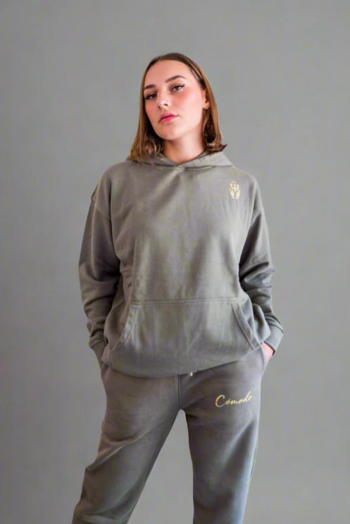 Essential Hoodie V2 - Grey Coffee