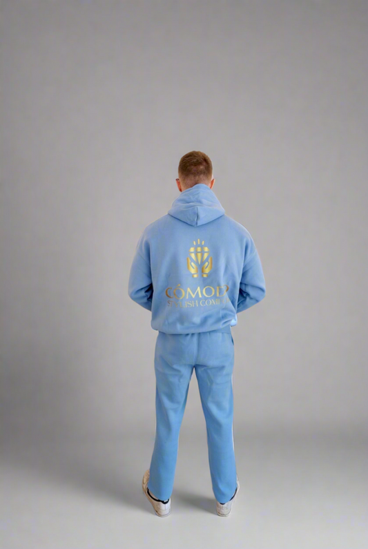 Loose Trackpants - Medium Blue