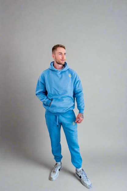 Premium Joggers - Medium Blue