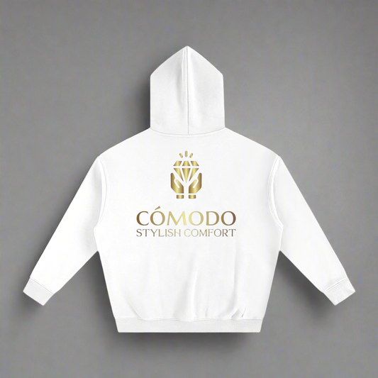 Oversize Premium Hoodie - White