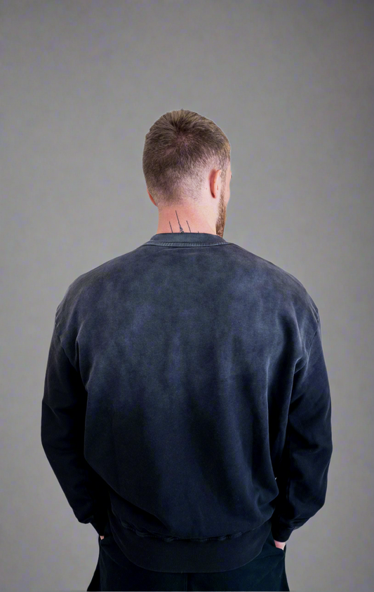 Effortless Washed Sweatshirt - Black