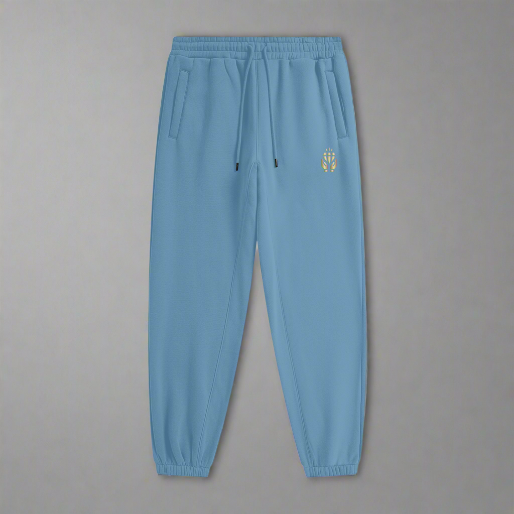 Premium Joggers - Medium Blue