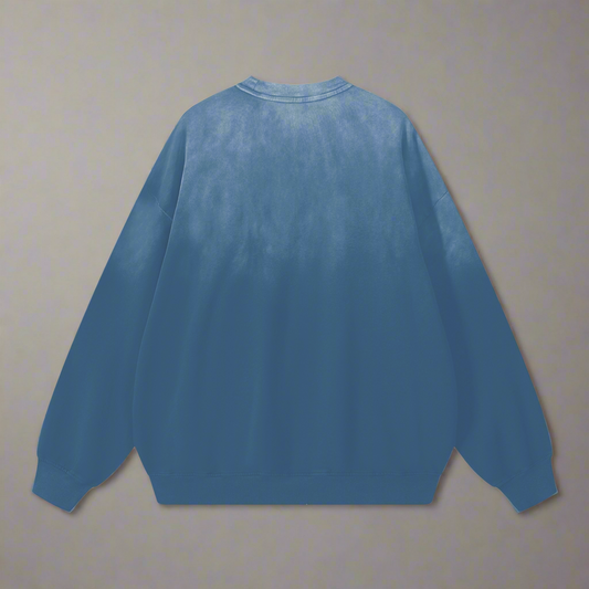 Effortless Washed Sweatshirt - Denim