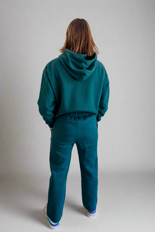 Loose Trackpants - Eden Green