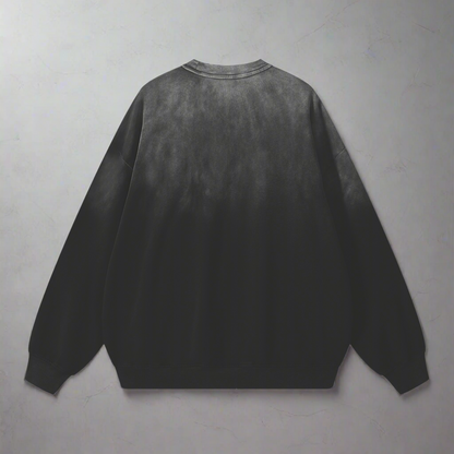 Effortless Washed Sweatshirt - Black