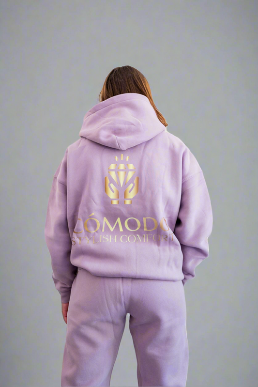 Oversize Premium Hoodie - Purple