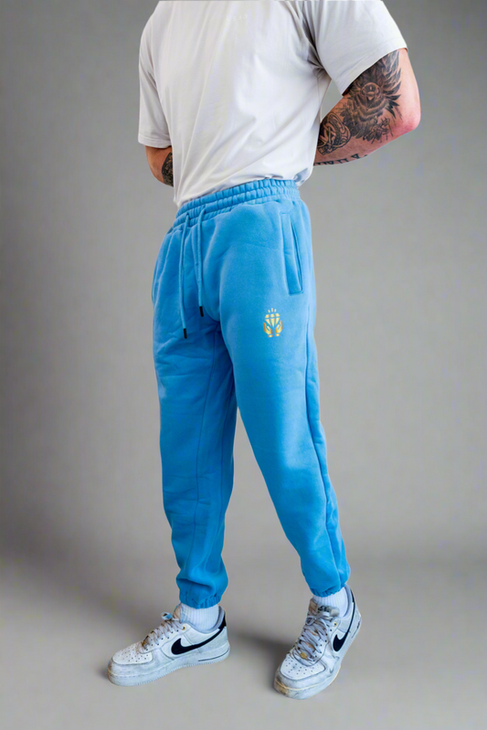 Premium Joggers - Medium Blue