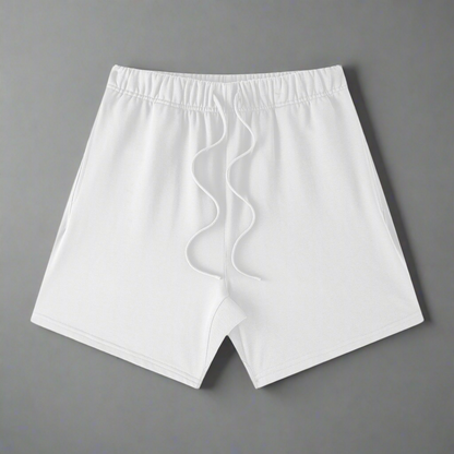 Premium Track Shorts - White