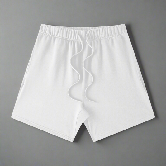 Premium Track Shorts - White